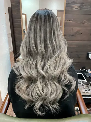 ロング 下林 雅明のヘアスタイル