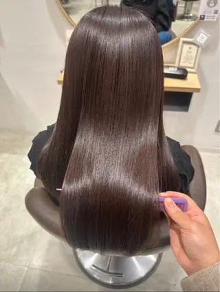 ロング 矢島 真由美のヘアスタイル