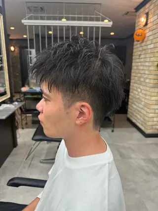 メンズ 海外ヘア 本田 有里のヘアスタイル