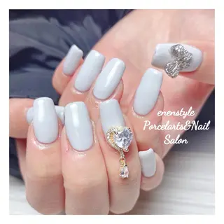 ミディアム ネイル 🐾enen style 🐾のネイルデザイン