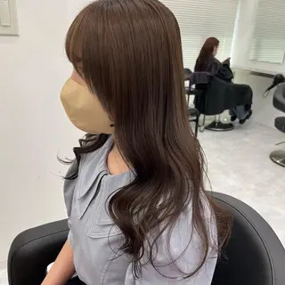 ロング 🍒韓国暖色ヘア NO.1🍒🪽のヘアスタイル