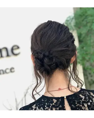 ミディアム 横山 ひかりのヘアスタイル