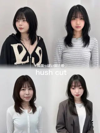 ミディアム カラー ブリーチなしWカラー ／レイヤー🎀マリノのヘアスタイル