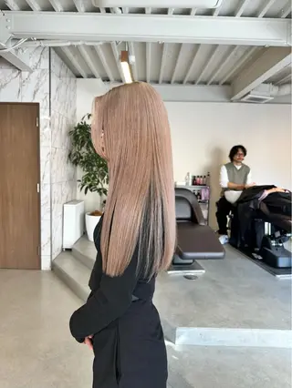 ロング カラー ハイトーン×似合わせ 🌱中川慎之介のヘアスタイル