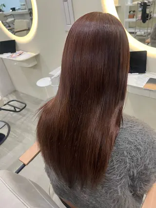 ロング カラー tomu/大名/艶髪 髪質改善/透明感のヘアスタイル