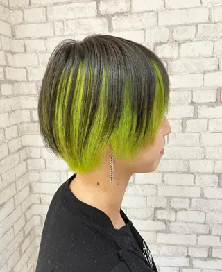 ショート カラー 透明感カラー 松田晃代のヘアスタイル