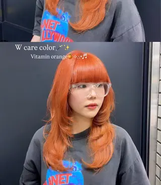 ロング カラー 🩰モテ艶girly ヘア🪽彩香🪡⟡のヘアスタイル
