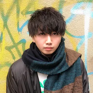 ショート パーマ メンズ 千葉 恭兵のヘアスタイル