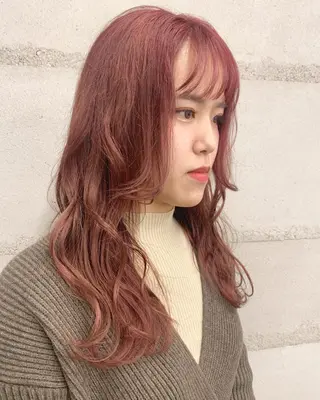 カラー 透明感カラー✂︎ /縮毛矯正/YUKAのヘアスタイル