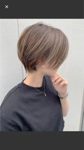 ショート 高梨 里穂のヘアスタイル