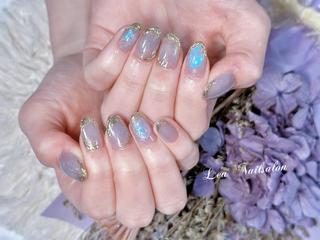 ミディアム カラー ネイル Le’a NailSalonのネイルデザイン