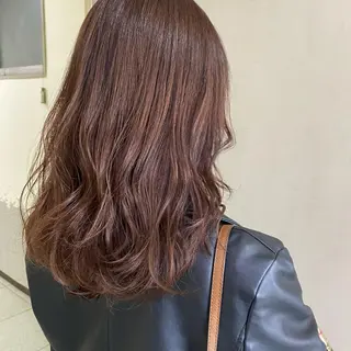 ミディアム カラー 清村 和音のヘアスタイル