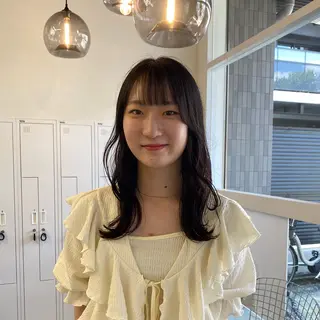 ロング カラー FIX hair しなのヘアスタイル