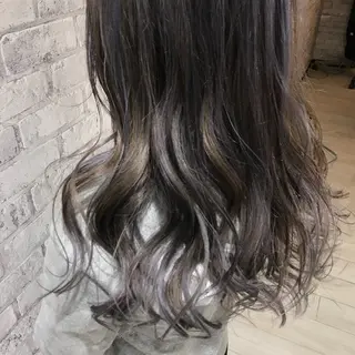 ロング カラー Oopsレイヤー 加藤澄都のヘアスタイル