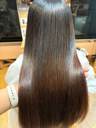 セミロング パーマ 庄内/髪質改善 ハナキ モエのヘアスタイル
