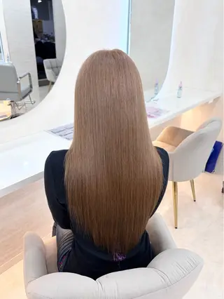 ロング 角田 満帆のヘアスタイル