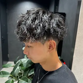 ショート カラー パーマ メンズ キッズ 🔥パーマ特化🔥 優馬のヘアスタイル