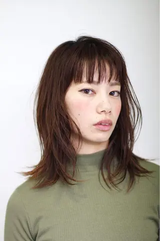 ミディアム 中野 恵脩のヘアスタイル