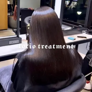 ロング カラー UENO☆髪質改善 小顔カット艶カラーのヘアスタイル