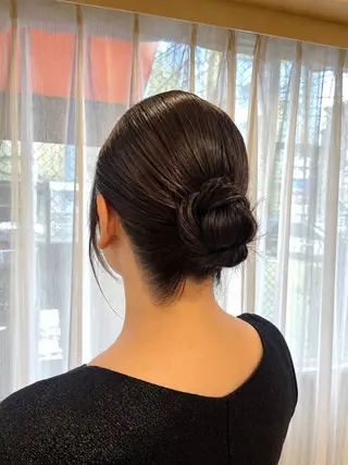 ミディアム ヘアアレンジ Hair &Make ナナセのヘアスタイル