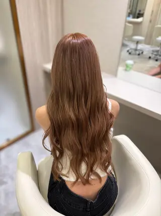 ロング カラー 透明感カラー×顔周り mizuki🫧のヘアスタイル