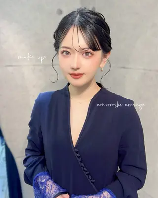 ロング ヘアアレンジ ヘアメイク/髪質改善 🎀Moeri🎀のヘアスタイル