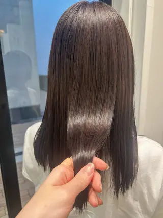 セミロング カラー ヘアアレンジ yuka .のヘアスタイル