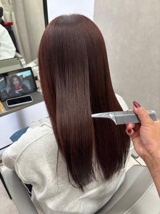 セミロング カラー 韓国ヘア🇰🇷/ スパ/MAAYAのヘアスタイル