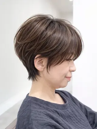 ショート 佐藤優晟/カラー/ 癖毛ショート/表参道のヘアスタイル