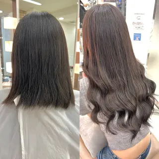 ヘアメ🎀ハイトーン 🩵エクステ🪄しほのヘアスタイル