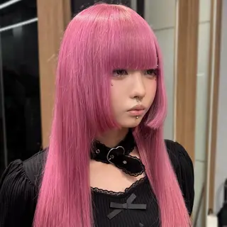 ロング カラー のぐち ゆうき/ ブリーチ デザインのヘアスタイル