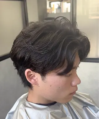 パーマ メンズ 【海外ボーイ風】 竹元恒太のヘアスタイル