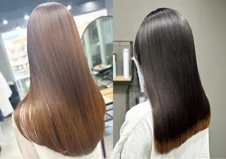 ロング カラー ヘアアレンジ VIM hairおもろまち店のヘアスタイル