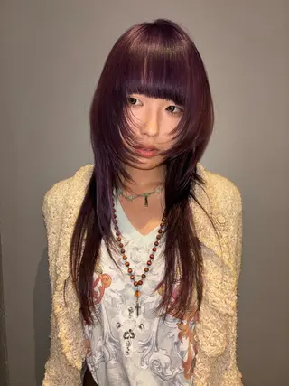 カラー HACO+ MOE/モエのヘアスタイル