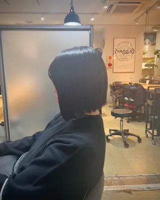 ミディアム カラー パーマ メンズ 🫧ショート 🫧RENのヘアスタイル
