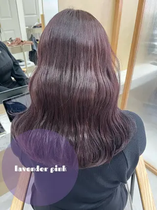 ミディアム カラー ヘアアレンジ 🥀暖色韓国ヘア💕 保科侑花のヘアスタイル