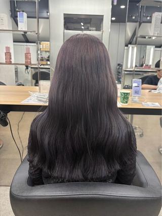 ロング miku/ラベンダー 透明感カラー🪻❤︎のヘアスタイル