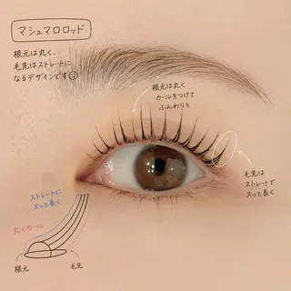 マツエク・マツパ Re Eyes倉敷/ マツエク/マツパのマツエク・マツパデザイン