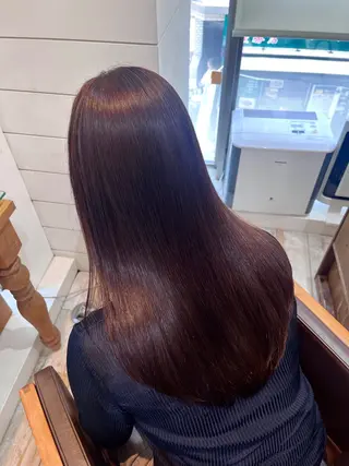 カラー Miwa🦋渋谷/透 明感カラー/韓国ヘアのヘアスタイル