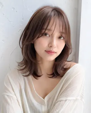 ミディアム ✨髪質改善を学割で✨ ミニモ学割のみ掲載♪のヘアスタイル
