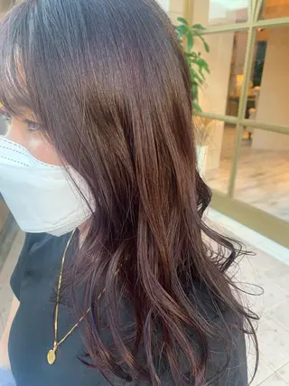ロング カラー Aya/四条烏丸/ 酸性ストレートのヘアスタイル