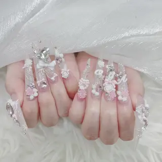 ネイル MoMoA Nail ネイル長さ出し専門店のネイルデザイン