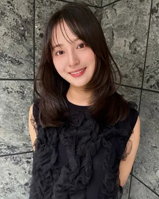 ミディアム カラー ヘアアレンジ 🫧透明感カラー/ Wカラー🫧namiのヘアスタイル