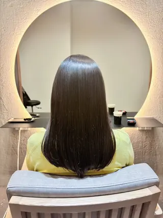 ロング mit セン北のヘアスタイル