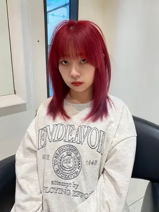 セミロング カラー mai / linoah˚✧のヘアスタイル