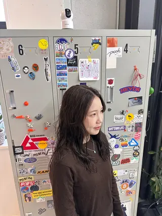 セミロング カラー 井村 晃琉のヘアスタイル