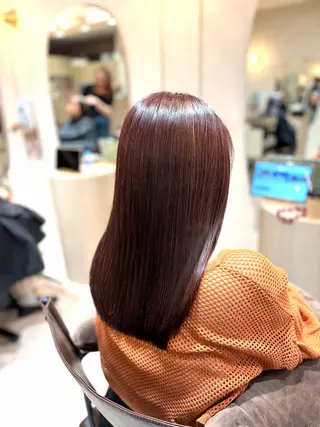 ロング カラー 菅原 渚のヘアスタイル