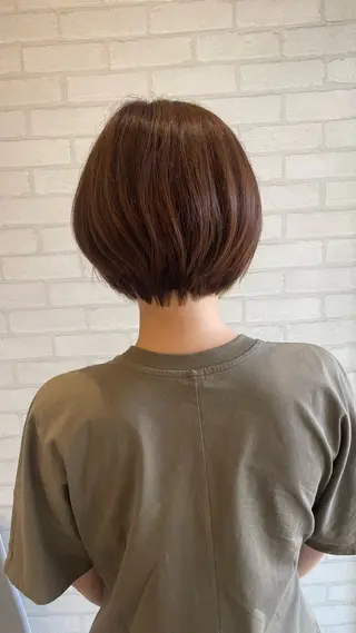 ショート 白杉 えりのヘアスタイル