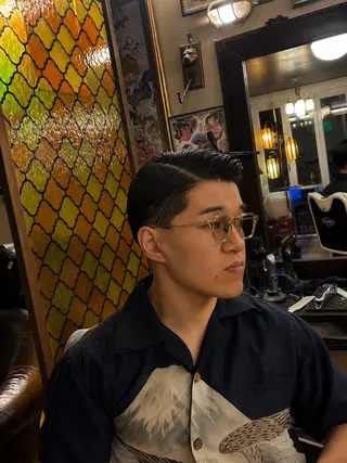 ミディアム メンズ 田中 稜真のヘアスタイル