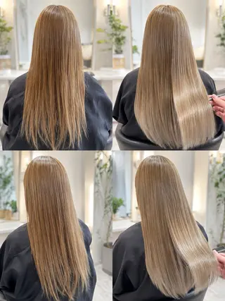 ロング カラー 佐伯 りょうのヘアスタイル